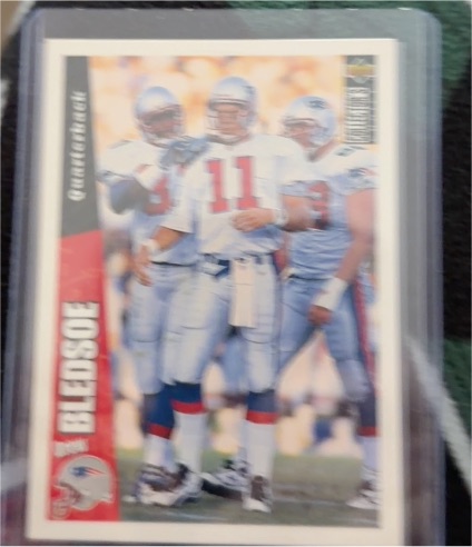 1996 Upper Deck Collector's Choice #96 Drew Bledsoe — front