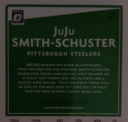 2023 Donruss Optic #35 JuJu Smith-Schuster — front