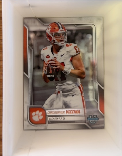 2025 Bowman Chrome University #178 Christopher Vizzina — front