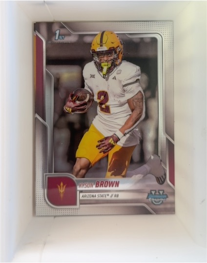 2025 Bowman Chrome University #158 Kyson Brown — front