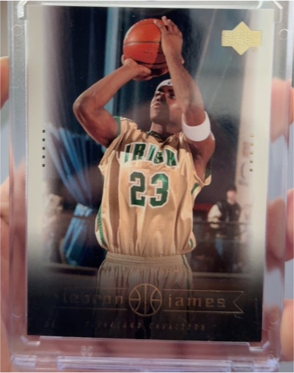 2003 Upper Deck #22 LeBron James — front