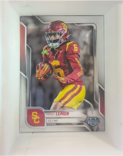 2025 Bowman University Chrome #174 Makai Lemon — front