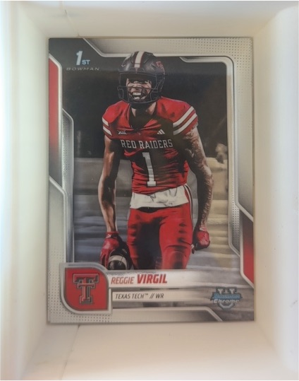 2025 Bowman Chrome University #164 Reggie Virgil — front