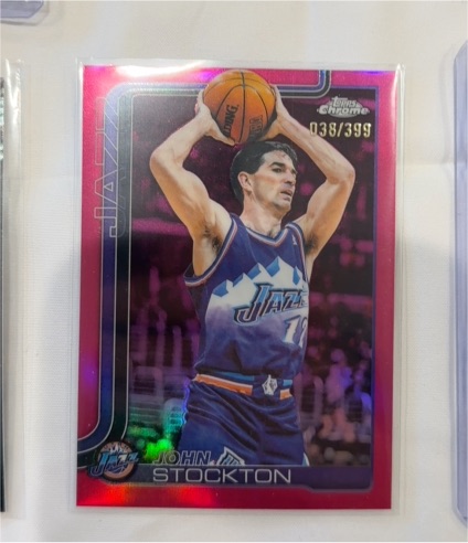2025 Topps Chrome #038 John Stockton — front