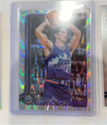 2025-26 Topps Chrome #250 John Stockton — front