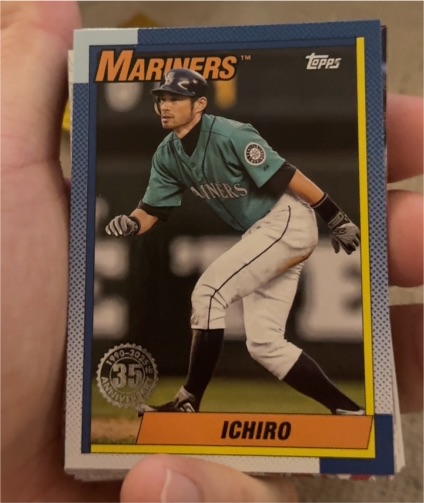 2025 Topps Series 1 #T90-36 Ichiro Suzuki 1990 Topps Baseball 35th Anniversary — front