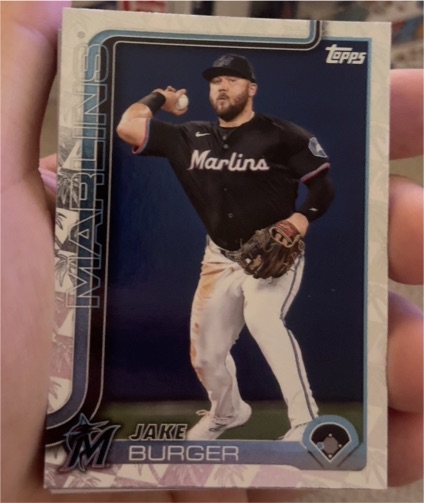 2025 Topps #330 Jake Burger — front