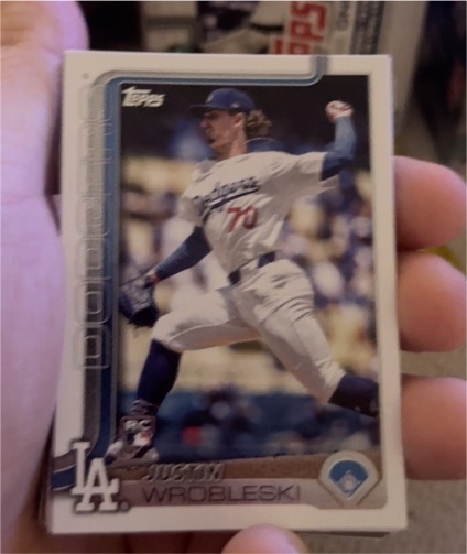 2025 Topps Series 1 #204 Justin Wrobleski — front