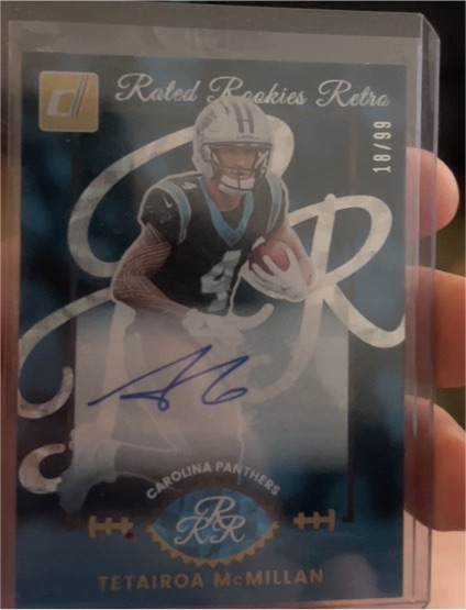2025 Donruss #3 Tetairoa McMillan Rated Rookies Retro — front