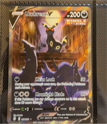 2021 Pokemon TCG #189 Umbreon V — front