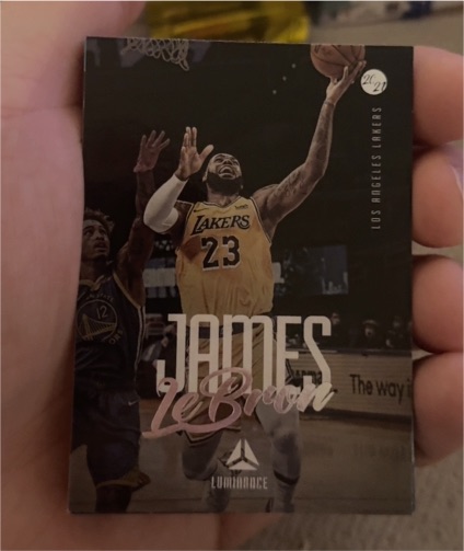 2020-21 Panini Chronicles Luminance #152 LeBron James — front