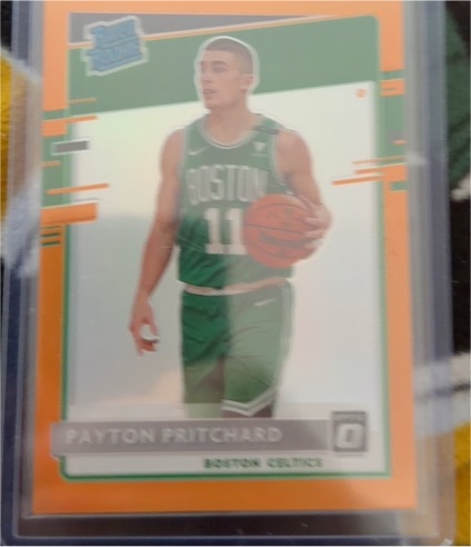 2020-21 Donruss Optic #176 Payton Pritchard — front