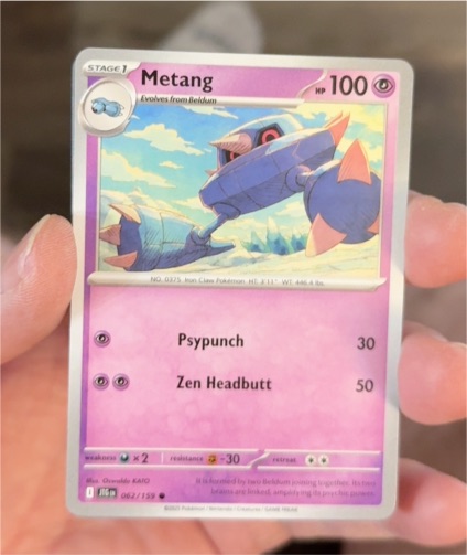 2024 Pokémon Journey Together #062 Metang — front