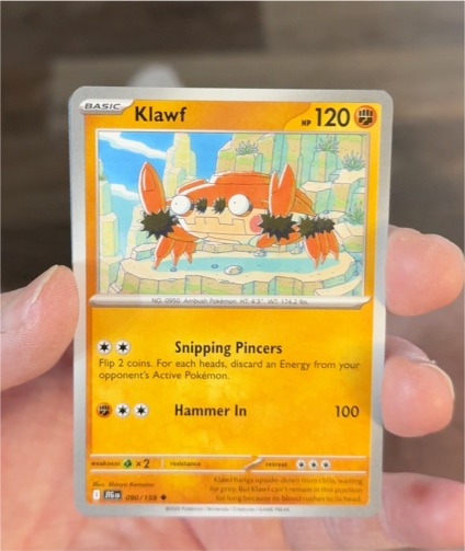 2025 Pokémon Journey Together #090 Klawf — front