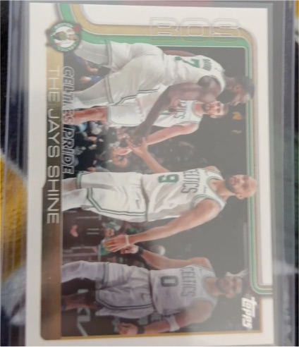 2025-26 Topps #272 Celtics Pride: The Jays Shine — front