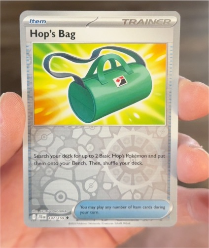 2025 Pokémon Journey Together #147 Hop's Bag — front