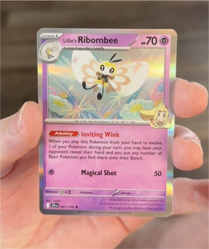 2025 Pokémon TCG Journey Together #67 Lillie's Ribombee — front