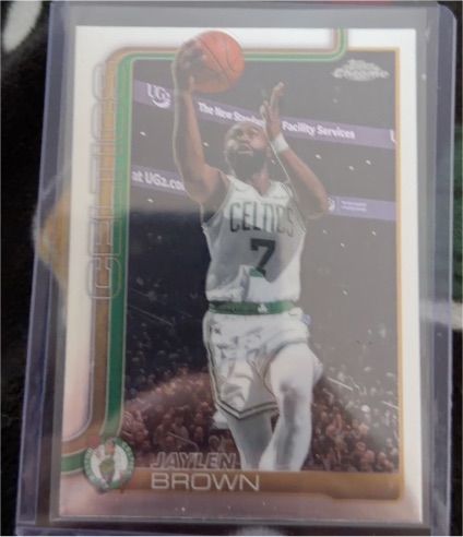 2025-26 Topps Chrome #51 Jaylen Brown — front