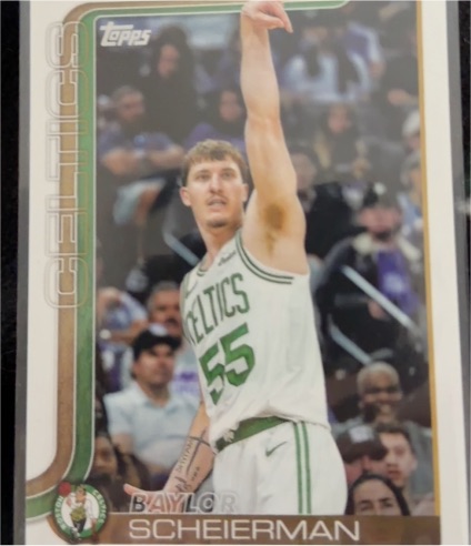 2025-26 Topps #5 Baylor Scheierman — front