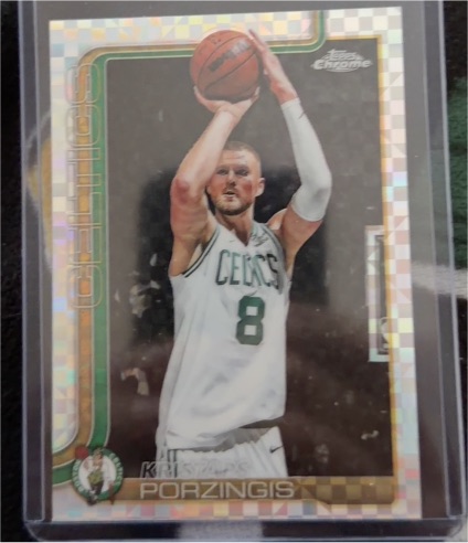 2025-26 Topps Chrome #41 Kristaps Porzingis — front