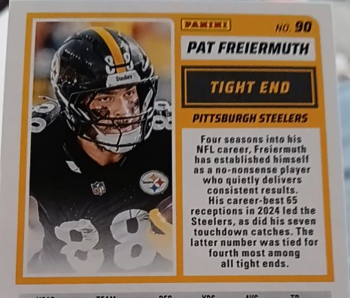2024 Panini #90 Pat Freiermuth — front