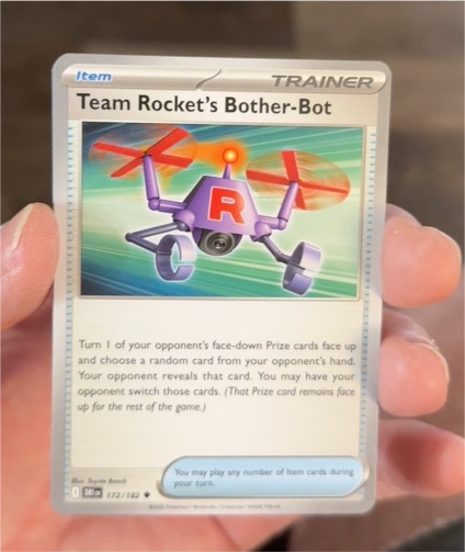2025 Pokémon SV10 #172 Team Rocket's Bother-Bot — front