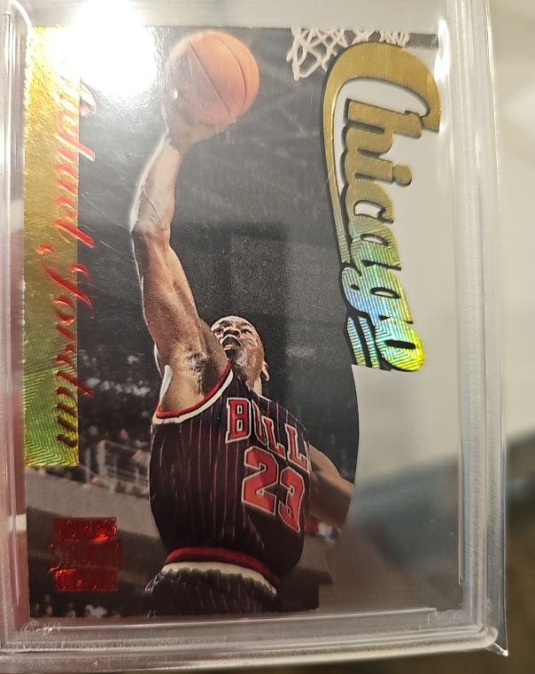 1996-97 Topps Stadium Club Fusion #F1 Michael Jordan — front