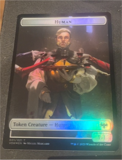 2021 Innistrad: Crimson Vow #001 Human Token — front