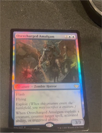 2021 Magic: The Gathering #071 Overcharged Amalgam — front