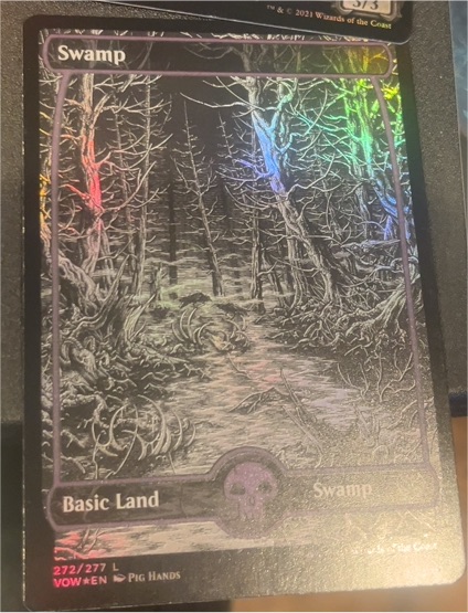 2021 Magic: The Gathering Innistrad: Crimson Vow #272 Swamp — front