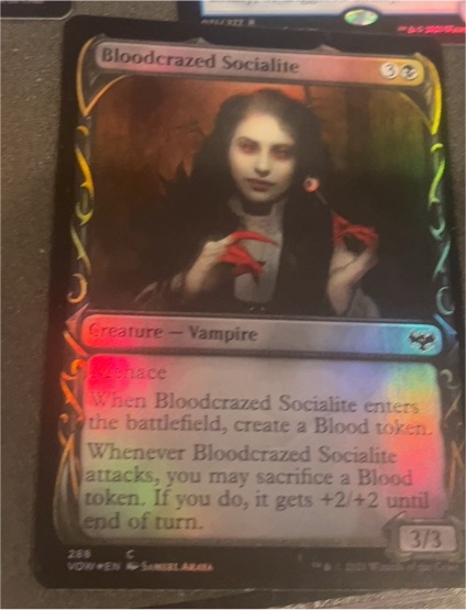 2021 Innistrad: Crimson Vow #288 Bloodcrazed Socialite — front