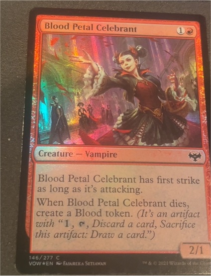 2021 Innistrad: Crimson Vow #146 Blood Petal Celebrant — front
