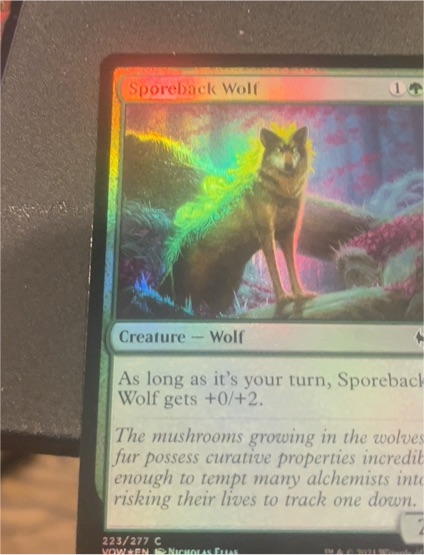 Innistrad: Crimson Vow #223 Sporeback Wolf — front