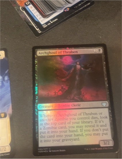 2021 Magic: The Gathering #84 Archghoul of Thraben — front