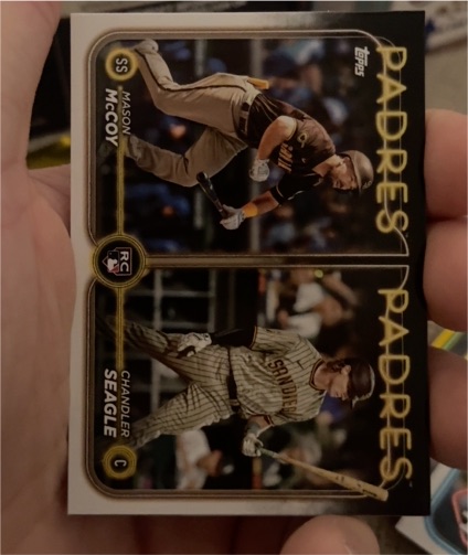 2024 Topps Update #US227 Mason McCoy / Chandler Seagle Rookie Combo — front
