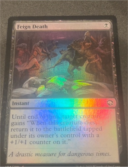 Magic: The Gathering Feign Death — front