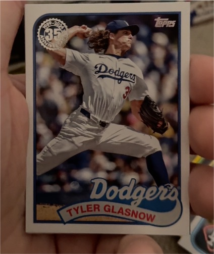 2024 Topps Update 1989 Topps #89US-1 Tyler Glasnow — front