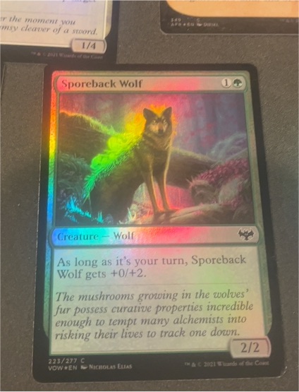 Innistrad: Crimson Vow #223 Sporeback Wolf — front