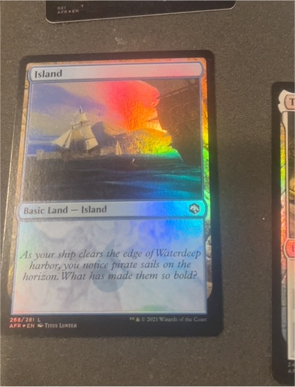 2021 Magic the Gathering #268 Island — front