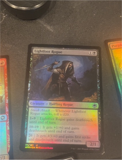 2021 Magic: The Gathering #11 Lightfoot Rogue — front
