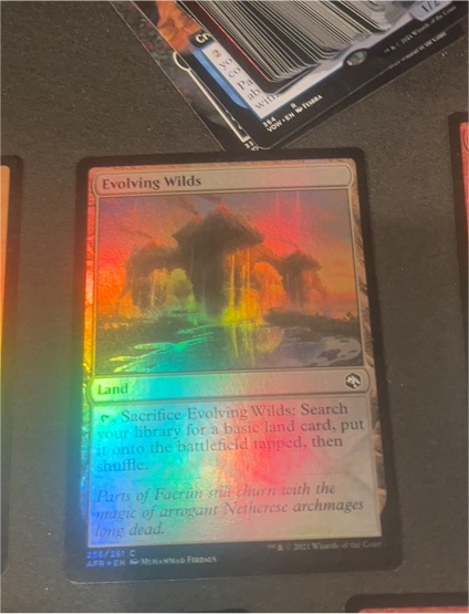 2021 Magic: The Gathering #256 Evolving Wilds — front