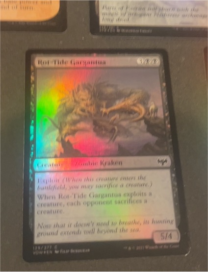 2017 Magic: The Gathering #139 Rot-Tide Gargantua — front