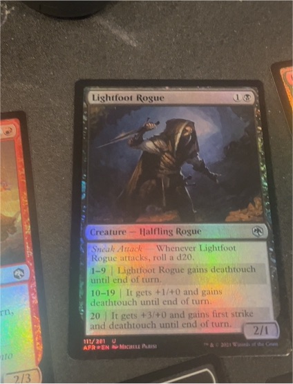 2021 Magic: The Gathering #111 Lightfoot Rogue — front