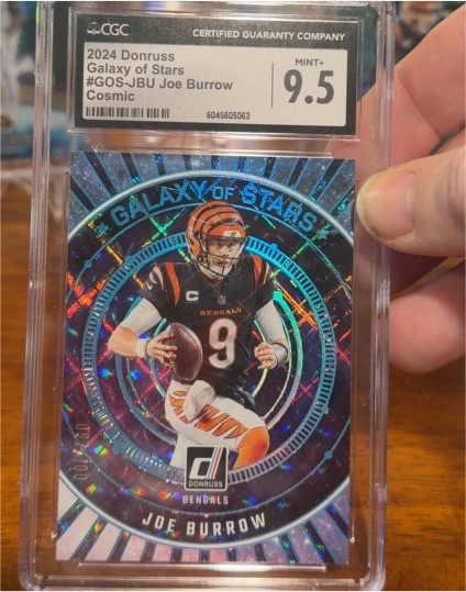 2024 Donruss Galaxy of Stars #GOS-JBU Joe Burrow Cosmic — front