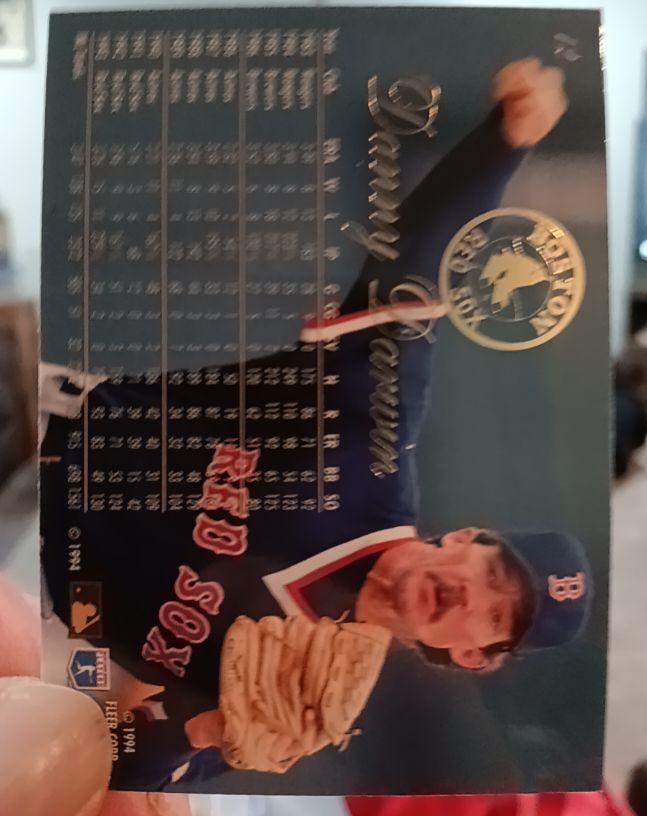 1994 Leaf #10 Dwight Evans — front