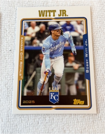 2025 Topps Archives #260 Bobby Witt Jr. — front