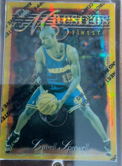 1996-97 Topps Finest Maestros Latrell Sprewell — front