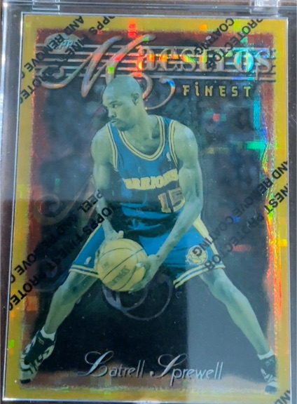 1994-95 Topps Finest #15 Latrell Sprewell — front