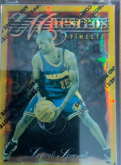 1996-97 Topps Finest #15 Latrell Sprewell — front