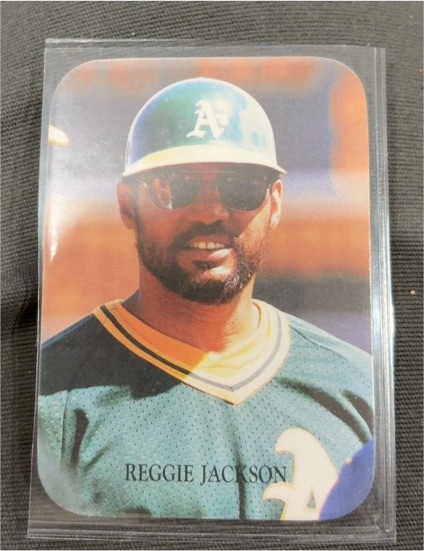 1987 Indiana Blue Sox Inc. Reggie Jackson — front